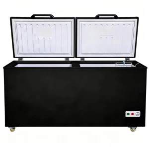 Commercial Chest Freezer 800L Top Open Double Door Deep Freezer for Frozen Meat and Seafood Storage Supermarket