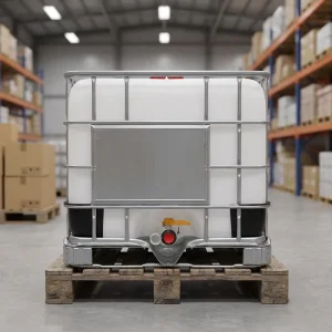 Commercial Grade Bulk Liquid Storage Tank 1200L Stackable for Bulk Water Storage