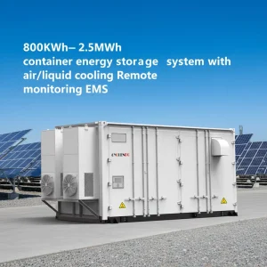 Commercial Industrial 20ft Containerized LiFePO4 Energy Storage System BESS Solar Cabinet Liquid Air Cooling 400KW+800KWH
