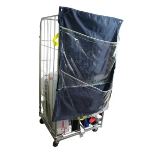 Commercial Industrial Transport Portable Foldable 3 Sided A H Z Frame Laundry Cage Roll Container Wheels 350kg Load Capacity