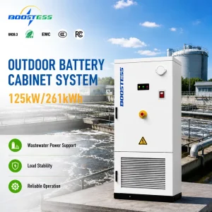Commercial Solar BESS 125kW 261kWh Liquid Cooling 314Ah LiFePO4 Battery Container Energy Storage System