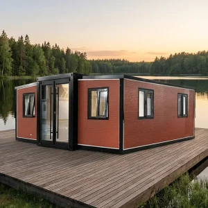 Compact Folding Container House for Efficient Storage and Transport Perfect for Mobile Sales Kiosks & Outdoor Service Centers