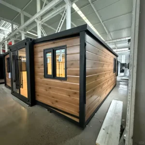 Compact Shipping Expandable Container Other Prefab Houses 2 Units Per 40HQ Folded for Delivery Flat Packed 20ft 40ft Home Villa