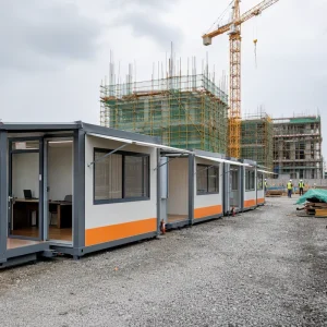 Compact Transport Expandable Modular Cabin Foldable Steel Frame Container Villa for Mining & Construction Worker Dorm