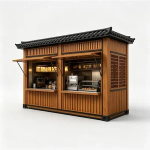 Complete Bubble Tea Machine Mobile Retail Cafe Juice Bar Fast Ice Cream Bubble Tea Coffee Shop Street Food Kiosk