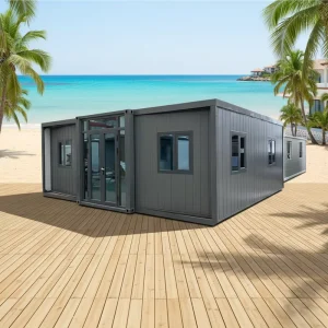 Complete Prefabricated 20Ft 30Ft 40Ft Expandable Container House Steel Structure Portable Office Building Bedroom Villa Hotel