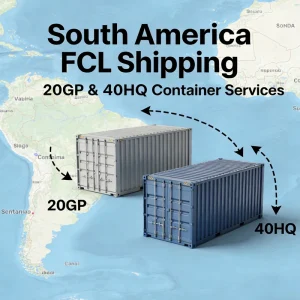 Comprehensive FCL Container Shipping Solution Full Container Load Sea Freight From China to South America With Professional Team