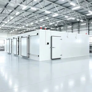 Compressor Onion Storage Coldstore Room Cooling System Container Digital Automatic Features for Enoki Ice Fridge Storage