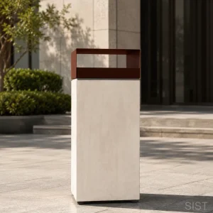 Conor Customized Trash Can & Garbage Bin Metal Stainless Steel Built In Wi Fi & Auto Focus Indoor Outdoor Use