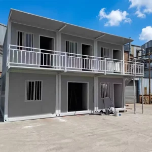 Construction Project Site Office Container House Temporary Building Labor Quarters Prefab Modular Flatpack