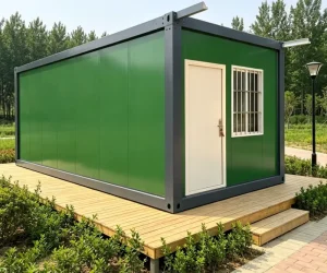 Container Cabin Steel Frame Ready to Use for Construction Office Guard Booth Temporary Dorm Farm Lounge