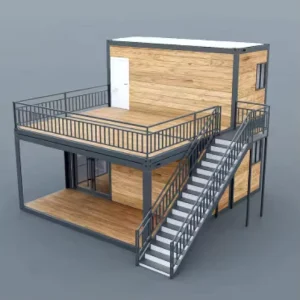 Container House Mobile Homes for Hotels B&Bs Residential Use Modern Design Breathable Steel Structure