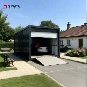 Container House Prefab Container Garage for Vehicle Storage Parking Shelter