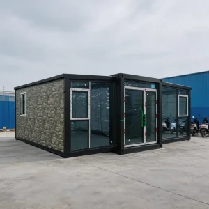 Container House Prefab Modular Steel Apartment Cabin Modern Design Expandable Bathroom Kitchen Layout Construction Site Camp