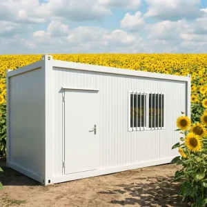 Container House Thick Plate Quick Assemble Prefab Unit for Port Logistics Office Outdoor Construction Rest Cabin