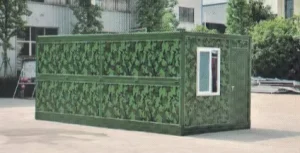 Container House with Steel Structure for Temporary Residence