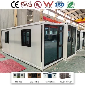 Container Houses 40-ft Expandable Container Houses and Prefabricated Container Houses for Glamping Resort Airbnb Small Residence