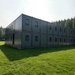 Container Office Cabin Prefab Business Office Fold Container House Modern Design Flat Pack Office Building