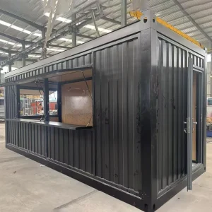 Container Restaurant bar 20ft Prefabricated Shipping Outdoor Coffee Shop Mobile Container Kitchen Prefab Container Restaurant