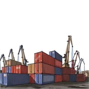 Container Storage Solutions ISO Container Shipping Container with Warehouse Pallet With CSC Certification