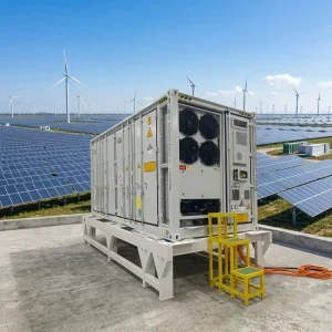 Containerized Energy Storage Battery Container Outdoor 1MWh 2MWh 4MWh 5MWh LiFePO4 Battery Grid Storage System Liquid Cooling