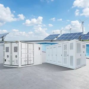 Containerized Hybrid Solar Energy Storage System for Swimming Pools with Heating and Filtration Backup Power