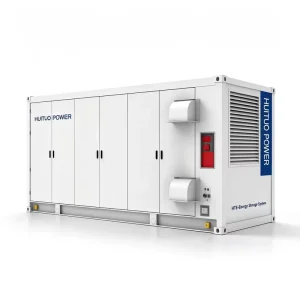 Containerized LiFePO4 Battery Energy Storage System ESS All-in-One Liquid Cooling Model HTE-B20FT2170LP for Grid