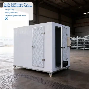 Containerized Refrigeration System Mobile Cold Room and Walk in Freezer for Food Storage