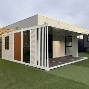 Contemporary 20ft Luxury Modular Steel Prefabricated Container House Expandable 1 Bedroom Granny Flat for Apartments Hotels
