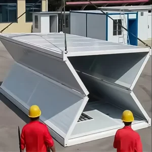 Contemporary Folding Mobile Extendable Prefabricated Container House CE Certificate Steel Sandwich Panel Breathable 1 Year
