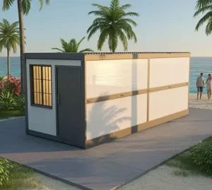 Convenient Mobile Modulo Casa Portable Prefabricated Steel Container House for Office Construction Dormitory Apartment Kitchen