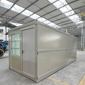 Convenient Stackable Portable Road Security Booth Outdoor Storage Tourist Temporary Lounge Disaster Shelter Folding Containers