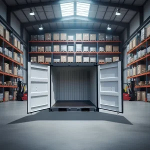 Corrosion Resistant Steel Heavy Duty Dry Cargo Mini Shipping Container for Storage