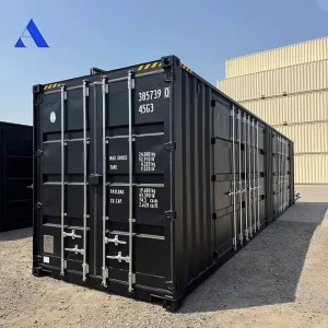 Corten Steel 40ft High Cube Open Side 2 Door Dry Shipping Containers CSC Certified 18200KG Payload 76cbm Capacity