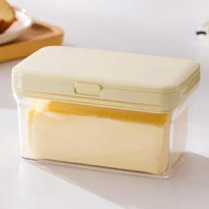 Cross-border Butter Slicing Storage Box Airtight Portioner 850ml Plastic Modern Minimalist Cream Cheese Divider 250g Servings