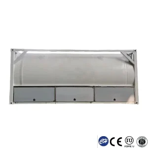Cryogenic Liquid Storage Horizontal Carbon Steel Pressure Vessel Customizable ASME CE Certified for Industrial Use