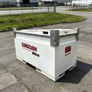 Cube 500Gallon Diesel Tank Storage Oil Outdoor Use Carbon Steel Portable Fuel Tank with 12Volt Pump UL142 Certified