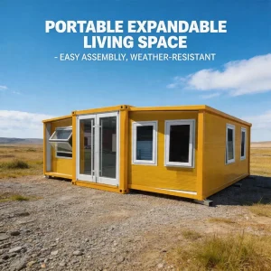 Custom 20ft/30ft/40ft Expandable Sandwich Panel Container House 1-6 Bedrooms Modular for Mall Use