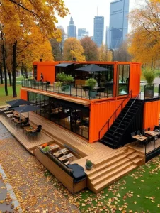 Custom 20ft Portable Container House Fast Food Kiosk Coffee Shop Retail Booth Supermarket Gym School Outdoor Mobile
