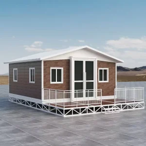 Custom Built 20 Foot Breathable Luxury Modern Metal Framed Container House for Residential Office Use Bedroom Office Building