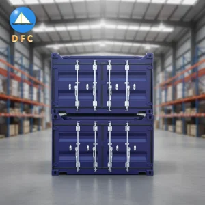 Custom Color Csc Certification Metal Shipping Container Half Height Open Top Shipping Container