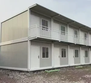 Custom Color Steel Container Prefab House Office Dormitory Mobile House Modern Minimalist Design Export Site Project