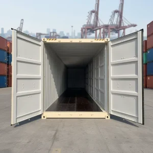 Custom Color Steel Structure Dry Cargo Open Side Shipping Container for Sale