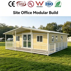 Custom Exterior Color Options 20ft Prefabricated Villa with Large Front Porch and Veranda for USA High End Living Investment