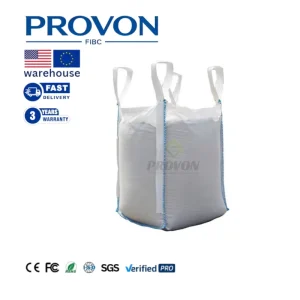 Custom Food Grade Jumbo Pallet Bag Multi-Weight Options 4-Loop Lifting Heavy Duty 100% Virgin PP Fertilizer Print Logo