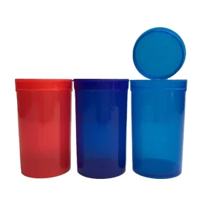 Custom Food Grade PP Pop Top Tubes 13dr 19dr with Hot Stamping Logo for Snack Hardware Sample Storage