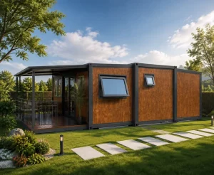 Custom Layout Homestay Dwelling With Bedroom Kitchen and Restroom Areas Expandable Folding Container House