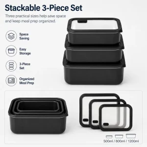 Custom Logo Stackable Bento Lunch Tin Lunch Boxes for Adults Bpa Free Stainless Steel Bento Korean Stainless Steel Lunch