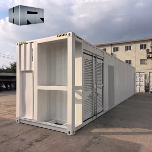 Custom Louver Door Special Container Ventilated Generator Equipment Shelter Prefab Power Container Housing with Custom Structure