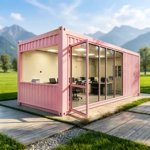 Custom Luxury Expandable Container House 40ft Folding Mobile Home Solar Compatible Prefab Modular Villa MOQ 1 Set